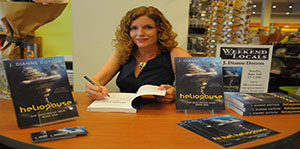 Book signing by an author